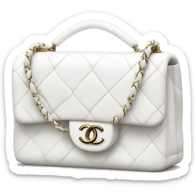 chanel bag white sticker