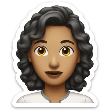 A women with amazon personality sticker