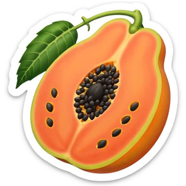 papaya sticker