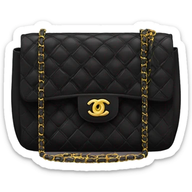 Black Chanel bag  sticker