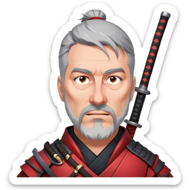 Battle-Ready Samurai sticker
