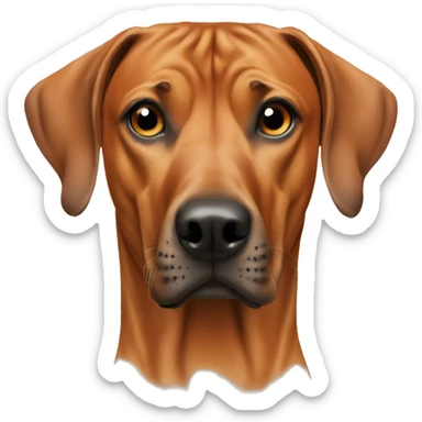rhodesian ridgeback  sticker