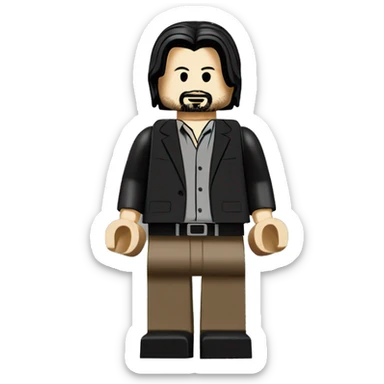KEANU REEVES lego full body sticker