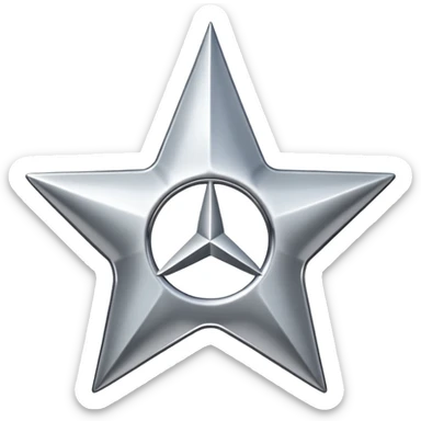 Make a Mercedes Benz logo emoji pls sticker