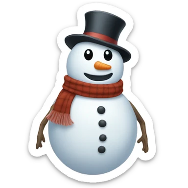 Snowman  sticker