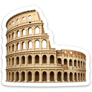 colosseum rome  sticker