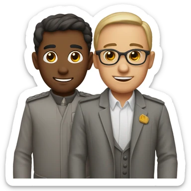 padre orgulloso de sus hijos sticker