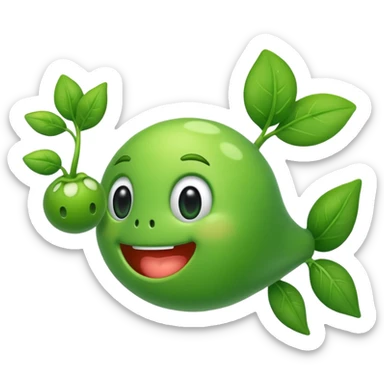 Peashooter sticker