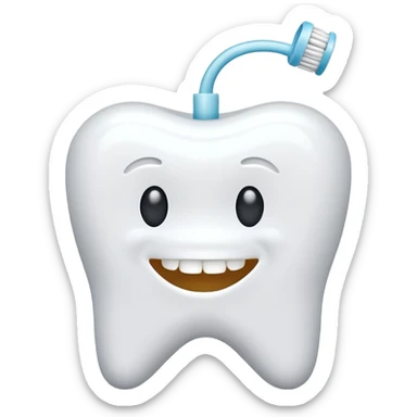 dental floss sticker