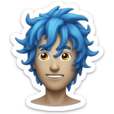 blue glaucus sticker