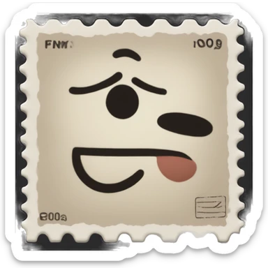 Stamp is a small piece of paper or adhesive material used as evidence of payment for postage, often decorative sticker