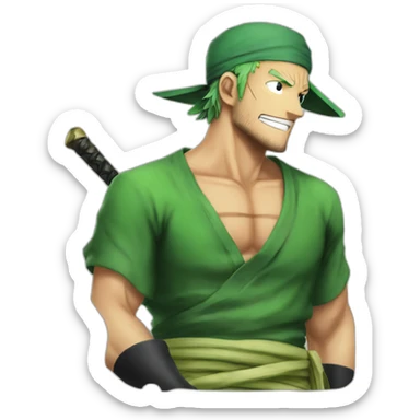 onepiece-zoro-2years-later sticker