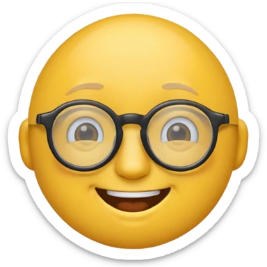 nerd emoji sticker