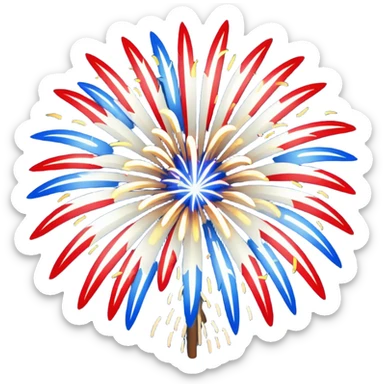 4th of july sticker