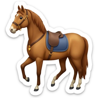 dawn horse sticker