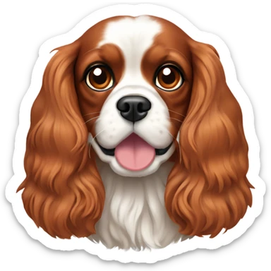 Cavalier King Charles spaniel sticker