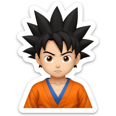 dragon ball kid goku sticker