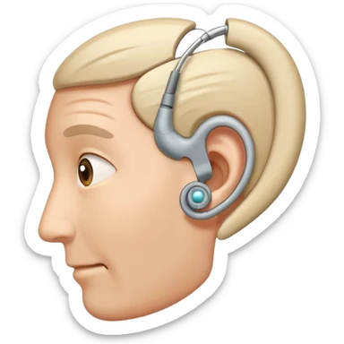 hearing aid sticker