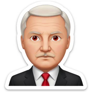 generate unbelievable realistic lukashenko alexander grigorievich sticker