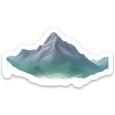 Scenic Mountain View  sticker