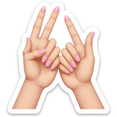 Pinky promise sticker