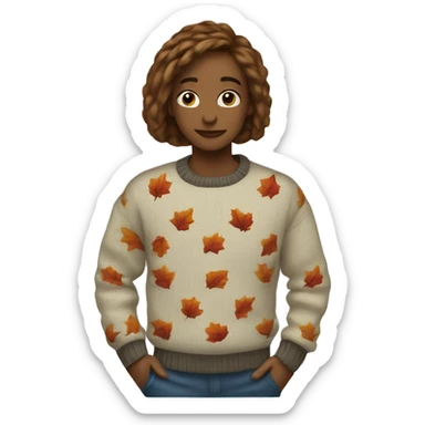 Fall sweater  sticker