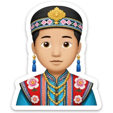 Hmong homme sticker