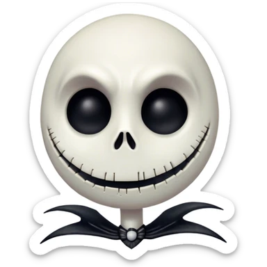 Jack skellington sticker