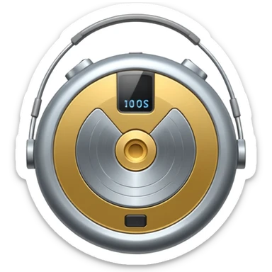 circular walkman sticker