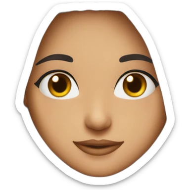 Pretty libanese girl sticker