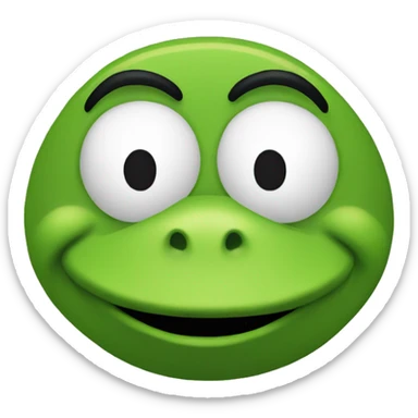 kermit the frog  sticker