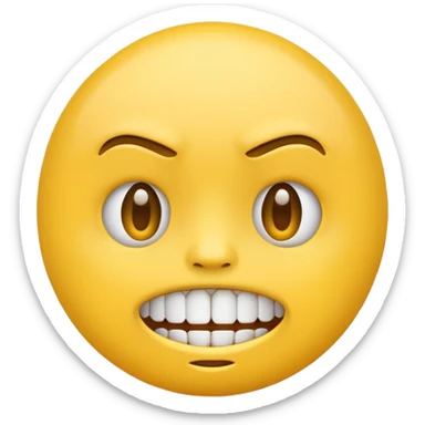 frustrated emoji sticker