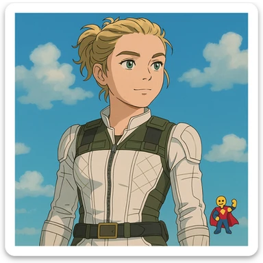 yelena belova played by florence pugh, marvel superhero emoji sticker