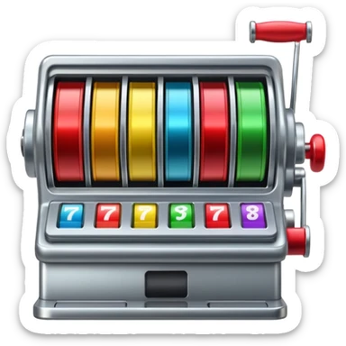 slot machine sticker