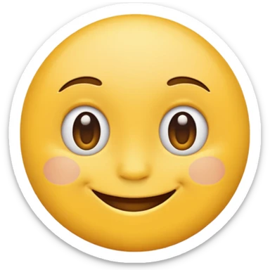 emoji facing side sticker