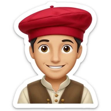 MITOLOGICAL CARACTER OF THE BASQUE COUNTRY OLENTZERO, sticker