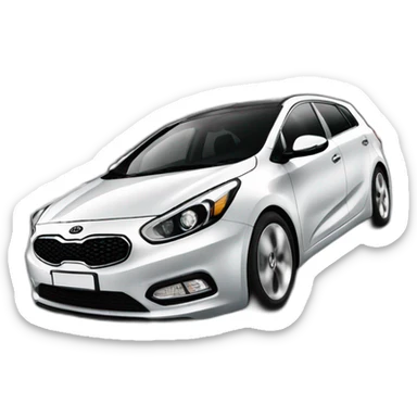kia ceed 2013 black sticker