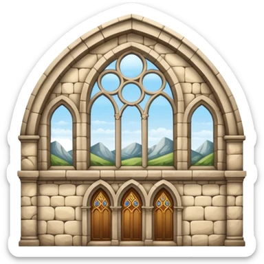 Christian church sticker