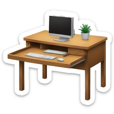 Desk sticker