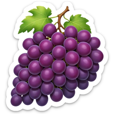 dark grapes sticker