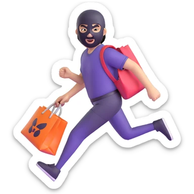 thief character sticker