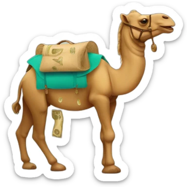 moneycamel tourism sticker