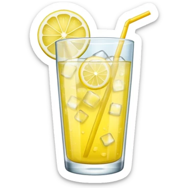 lemonade with ice sticker
