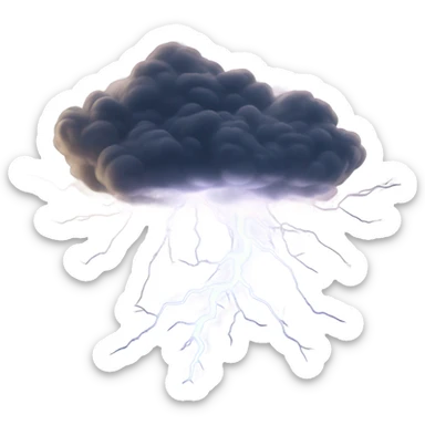 thunderstorm sticker