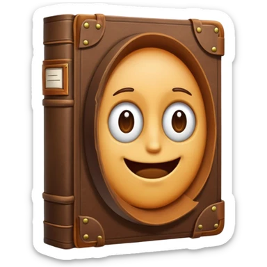 a huge book closed with thousands of pages sticker