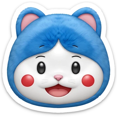 Make some emoji which looks like a pretty doraemon sticker