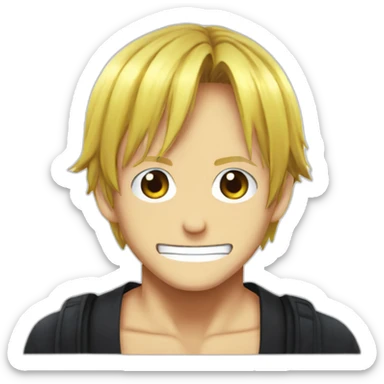 One piece sanji sticker