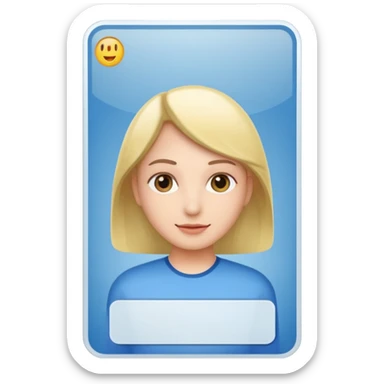 an employee’s card sticker