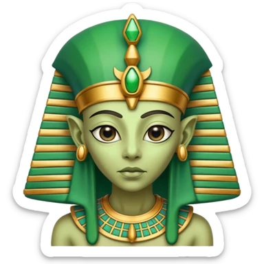 alien ancient egypt sticker