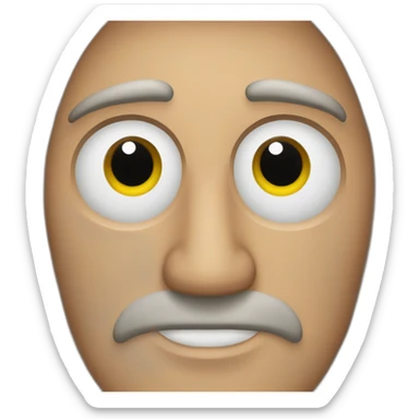 Señor de Ojos saltones sticker